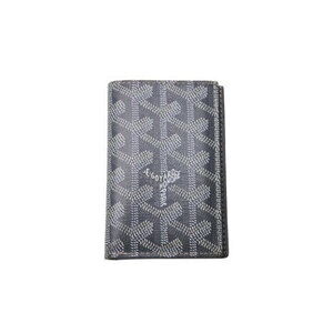 Goyard Saint Pierre Card Wallet Holder Calfskin Grey